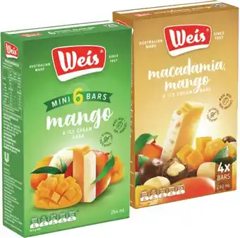 IGA Weis Ice Cream Bar 4‑6 Pack Selected Varieties offer