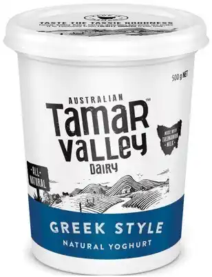 IGA Tamar Valley Dairy Greek Style Yoghurt 500g offer