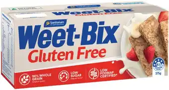 IGA Sanitarium Gluten Free Weet‑Bix 375g offer