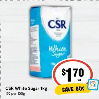 Ritchies CSR White Sugar 1kg offer