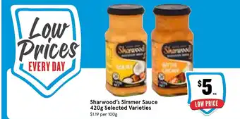 Ritchies Sharwood's Simmer Sauce 420g offer