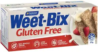 IGA Sanitarium Gluten Free Weet‑Bix 375g offer
