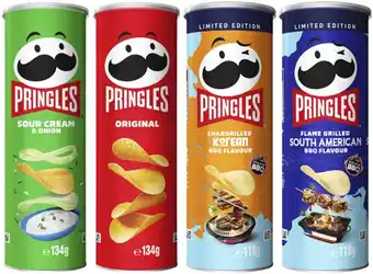 Coles Pringles Potato Crisps 118g-134g offer