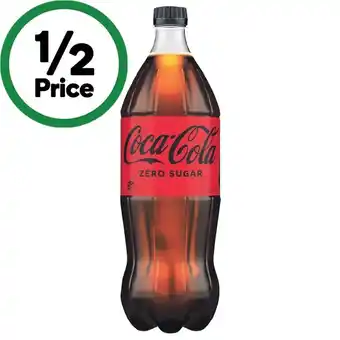 Woolworths Coca Cola Classic, Zero Sugar, Diet, Sprite or Fanta Soft Drink Varieties 1.25 Litre offer