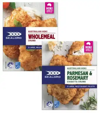 Coles Sealord Hoki Fillets 280g-300g offer