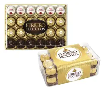 Coles Ferrero Rocher 30 Pack Gift Box 375g or Ferrero Collection 24 Pack Gift Box 269g offer
