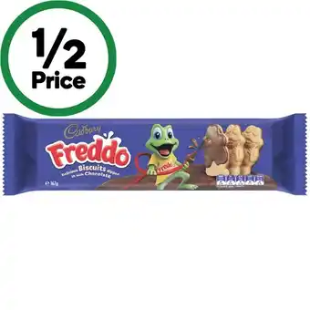 Woolworths Cadbury Cookies 156g, Chocolate Fingers 114g or Freddo Biscuits 167g – Excludes Cadbury Multipacks and Breakaway Biscuits 180 offer