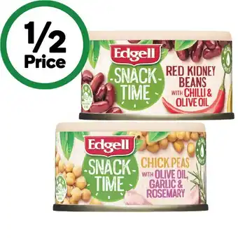 Woolworths Edgell Snack Time 70g offer