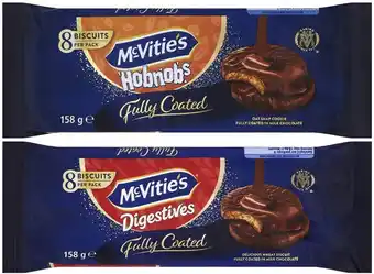 Coles McVities Fully Coated Chocolate Biscuits 158g offer