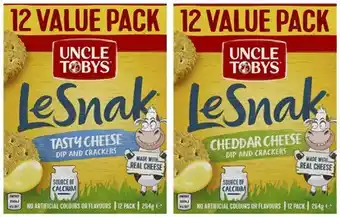 Coles Uncle Tobys Le Snak Value Pack 264g offer