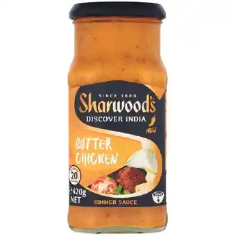 Woolworths Sharwood’s Butter Chicken Simmer Sauce 420g offer