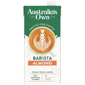 Australia’s Own Barista Oat, Almond or Macadamia Milk 1 Litre