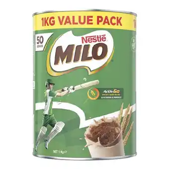 Woolworths Milo 1 kg or Milo Pro 700g offer