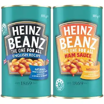 Woolworths Heinz Baked Beans or Spaghetti 535-555g offer
