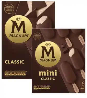 Coles Streets Magnum 360mL-428mL 4 Pack or Magnum Minis 360mL 4 Pack-6 Pack offer