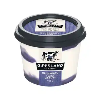 Woolworths Gippsland Dairy Twist Yogurt 700g – From the Fridge offer