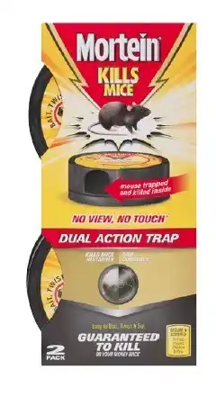 Coles Mortein Kills Mice Dual Action Trap 2 Pack offer