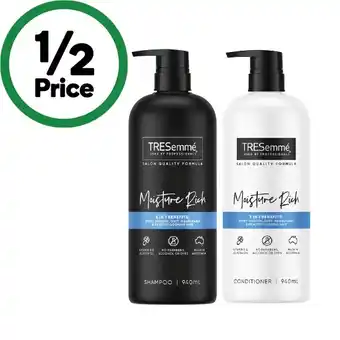 Woolworths TRESemme Shampoo or Conditioner 940ml offer