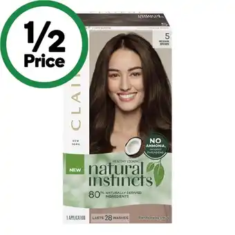 Woolworths Clairol Natural Instincts Hair Colour offer