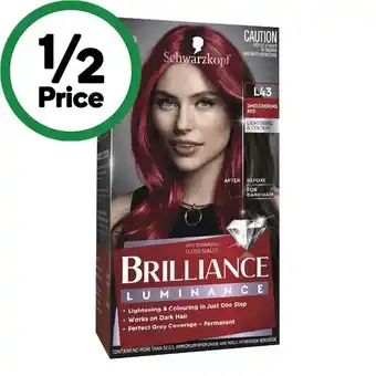 Woolworths Schwarzkopf Brilliance Hair Colour offer