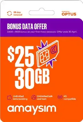 Coles amaysim $25 Starter Pack offer
