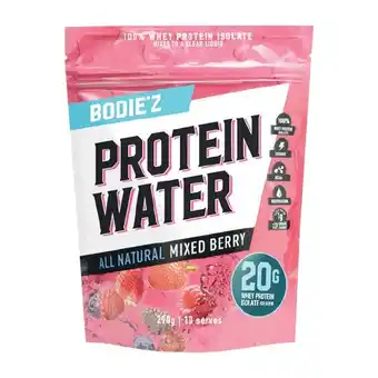 Woolworths Bodie’z Protein Water Powder 290g offer