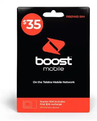 Coles Boost Mobile $35 SIM Pack offer