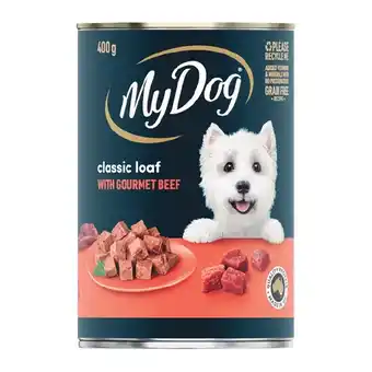 Woolworths My Dog Wet Dog Food 400g offer