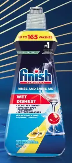 Coles Finish Rinse & Shine Aid 500mL offer