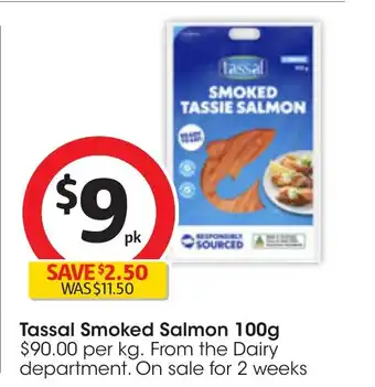 Coles Tassal Smoked Salmon 100g offer