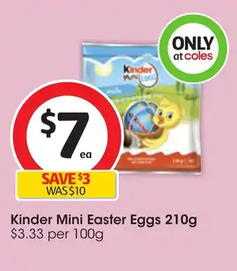 Kinder Mini Easter Eggs 210g