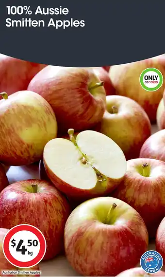 Coles Australian Smitten Apples offer