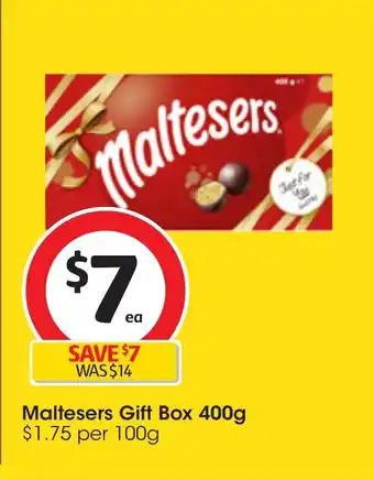 Coles Maltesers Gift Box 400g offer