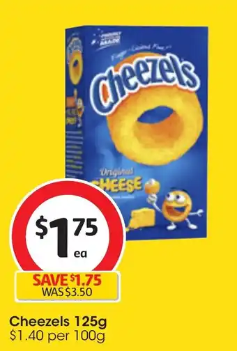 Coles Cheezels 125g offer