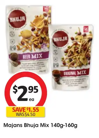 Coles Majans Bhuja Mix 140g-160g offer