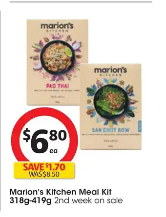 Coles Marion's Kitchen Meal Kit 318g-419g offer