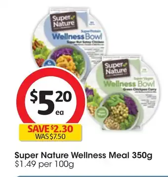 Coles Super Nature Wellness Meal 350g offer