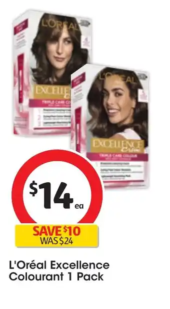 Coles L'Oréal Excellence Colourant 1 Pack offer