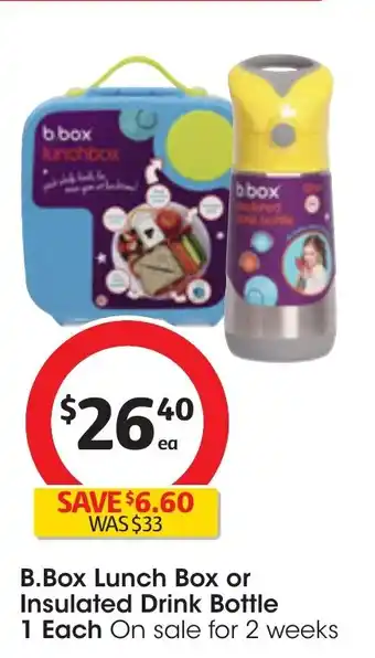 Coles B.Box Lunch Box or Insulated Drink Bottle 1 Each offer