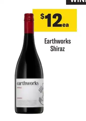 Coles Earthworks Shiraz offer