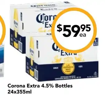 Drakes Corona Extra 4.5% Bottles 24x355mL offer