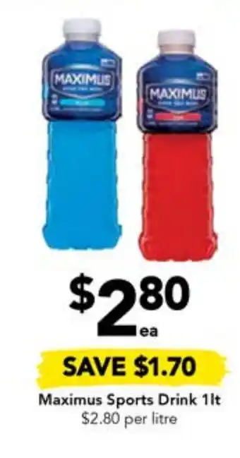 Drakes Maximus Sports Drink 1lt offer