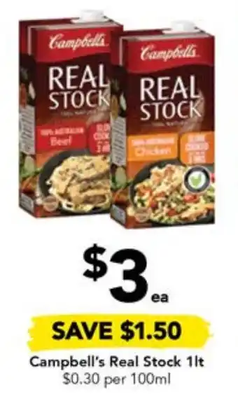 Drakes Campbell's Real Stock 1lt offer