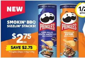 Drakes Pringles Chips 118g-134g offer