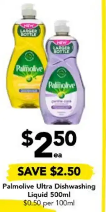 Drakes Palmolive Ultra Dishwashing Liquid 500mL offer