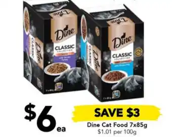 Drakes Dine Cat Food 7x85g offer