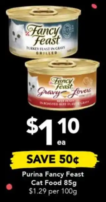 Drakes Purina Fancy Feast Cat Food 85g offer