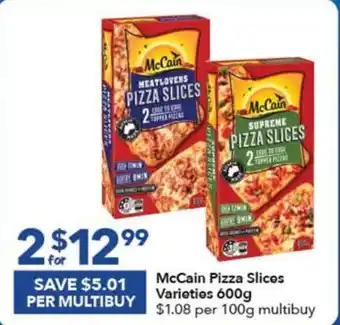 Ritchies McCain Pizza Slices Varieties 600g offer