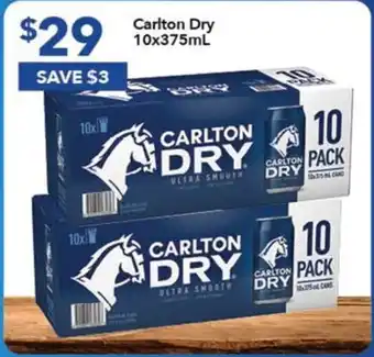 Ritchies Carlton Dry 10x375mL offer