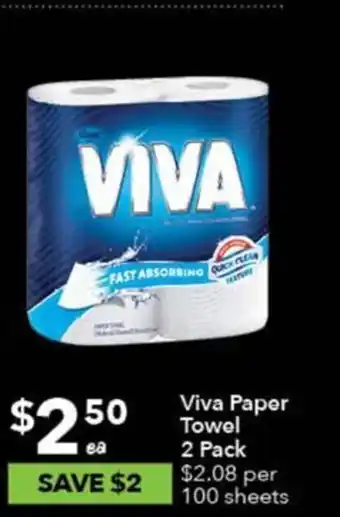 Ritchies Viva Paper Towel 2 Pack offer